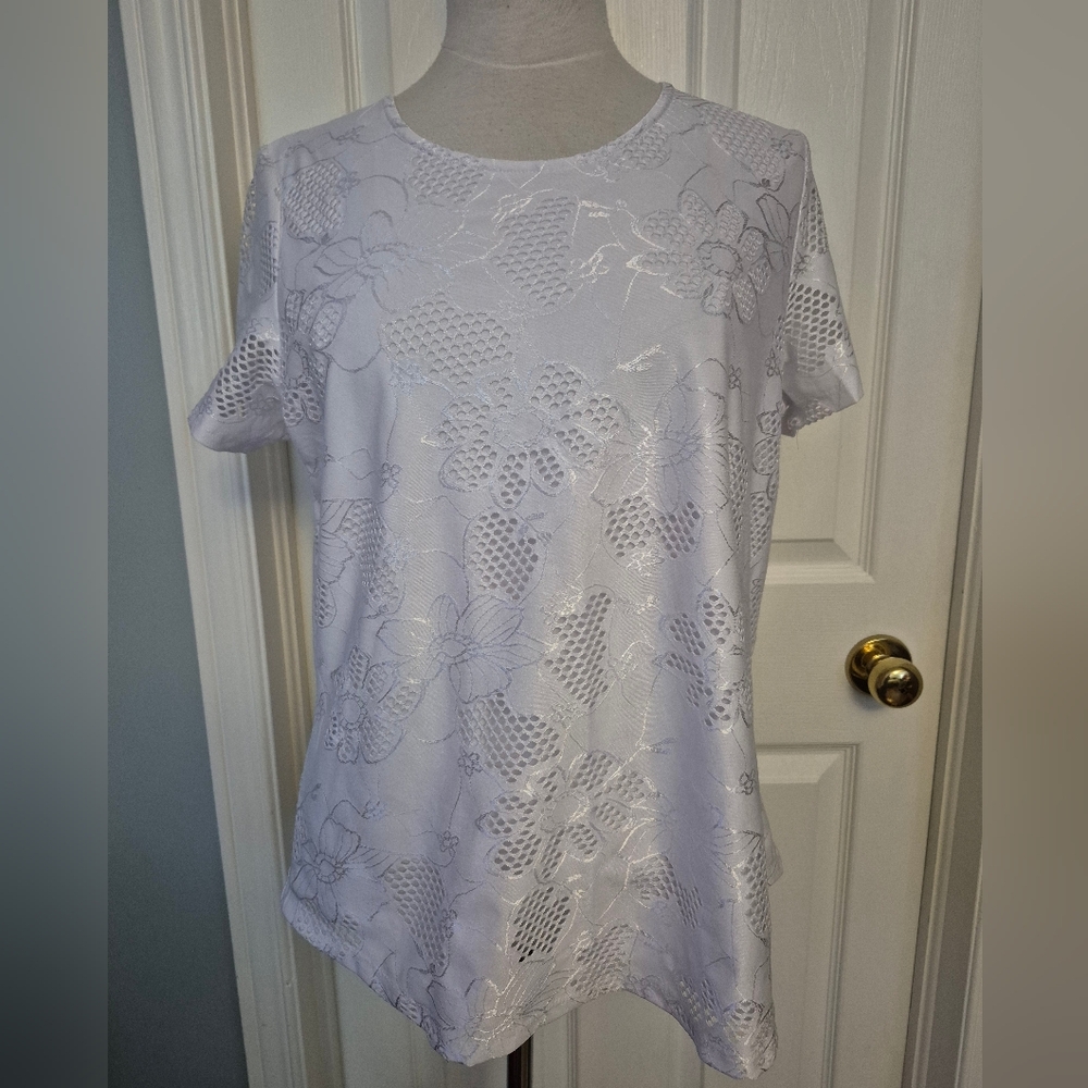 TanJay White Short Sleeve Tee